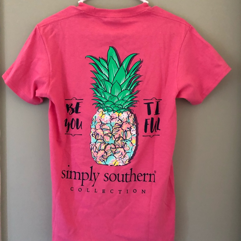 Simply Southern “be you tiful” pineapple shirt